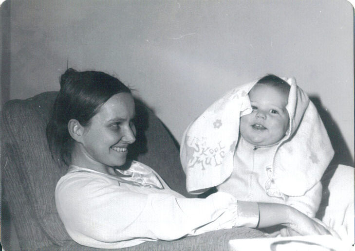 Diane with Alex 1974