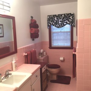 It's done and the pictures just can't do it justice but I'll try! We're so excited by the end result!