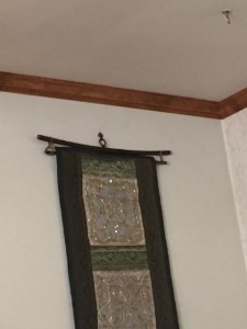 Got this beautiful tapestry hanger at Ten Thousand Villages in Ann Arbor with Lovely and Madame B